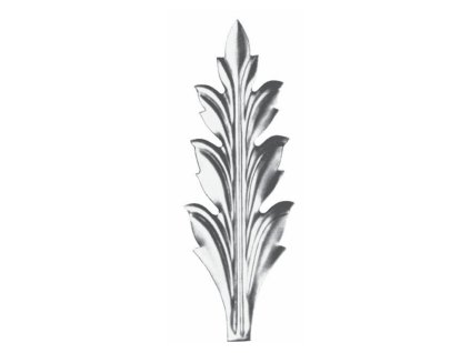 List lisovaný 200x64mm