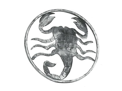 Znamení "Štír", pr. 260mm