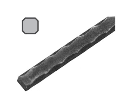 Tyč kovaná čt. 25x25mm, 6000mm