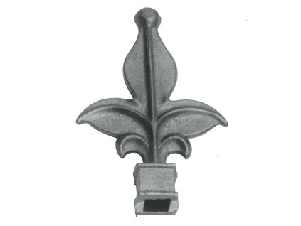 Špička litinová 23x135mm, otvor 12x12mm, svařitelná, nezinkovatelná!!!