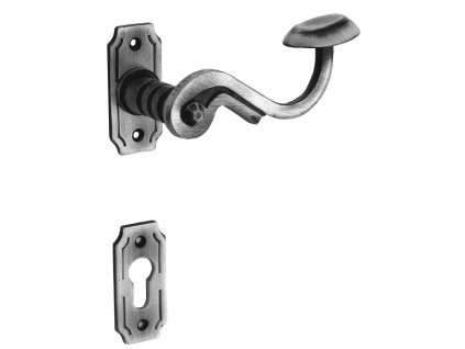 Klika Lux 77x35mm (fabka) jen klika bez štítku