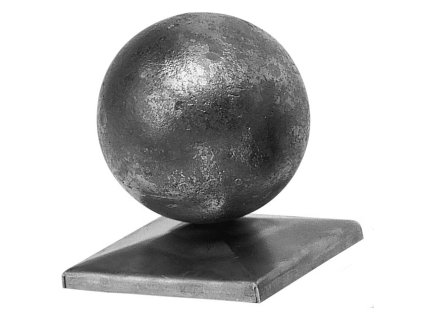 Čepička s koulí čt. 65x65mm, pr. 70mm