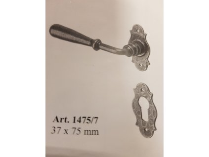 Klika 129x100mm s krytkami 37x75mm