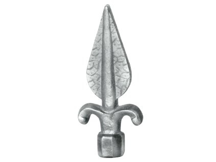 Špička litinová 25x155mm, otvor 14x14mm, svařitelná, nezinkovatelná!!!