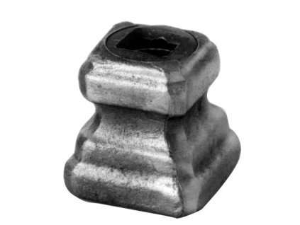 Dutý ocelový prvek čt. 12x12mm, 38x40mm