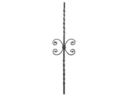 Panel čt. 12x12mm, 900x190mm, 2x kroucený, 2xC prvek