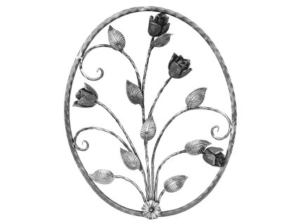 Rozeta "Tulipány", čt. 14x14mm, 670x515mm