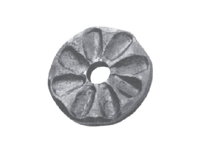 Květ s otvorem pr. 15mm, pr. 65mm