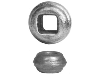 Kroužek ocelový čt. 12,5x12,5mm, 23xpr.40mm