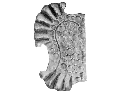 Kryt zámku bez otvoru 275x160mm levý