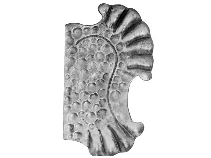 Kryt zámku bez otvoru 275x160mm pravý