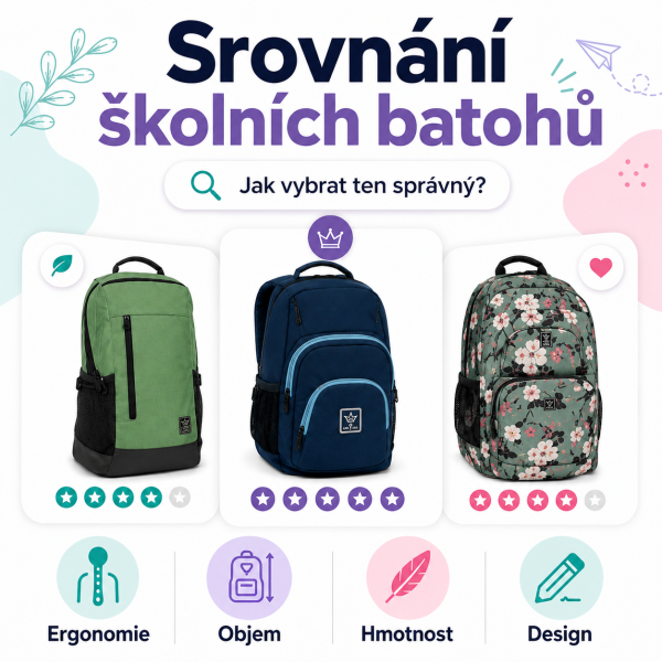 Srovnání batohů pro teenagery