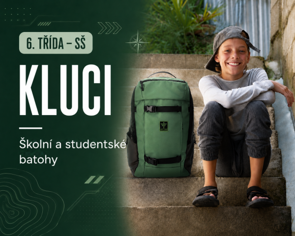 Studenské, chlapecké batohy