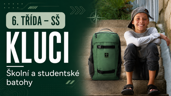 Studenské, chlapecké batohy