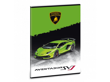 Ars Una Sešit Lamborghini 20 zelené A4 linkovaný