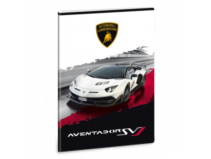 Ars Una Sešit Lamborghini 20 bílé A4 linkovaný