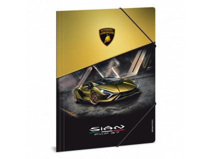 Složka na sešity Lamborghini Gold A4