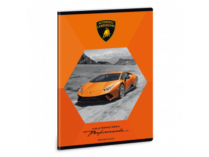 Sešit Lamborghini Orange A5 linkovaný
