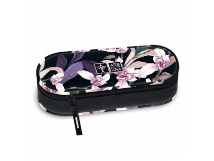 School Pencil Case Orchids Oval
