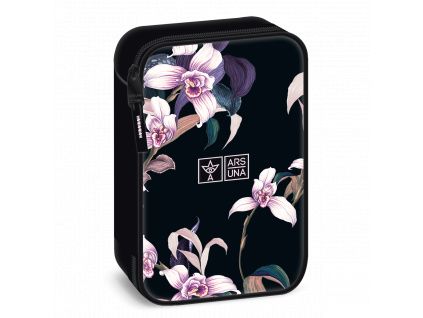 Ars Una School Pencil Case Orchideje II
