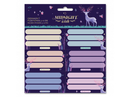 Ars Una Notebook Label Midnight Wish