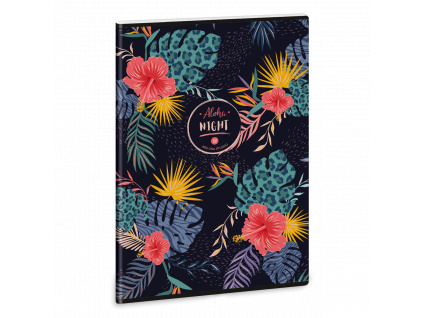 Notebook Aloha Night A4 Square Grid