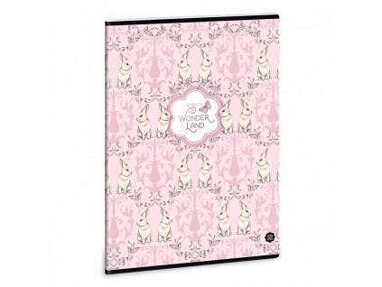 Notebook Bunnies A4 Square Grid