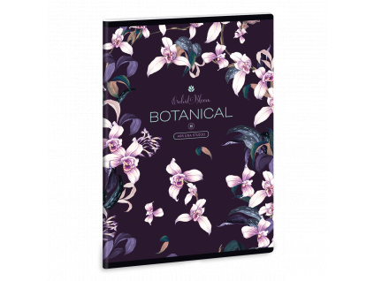 Notebook Orchids A5 Square Grid