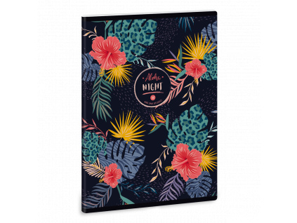 Notebook Aloha Night A5 Square Grid