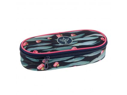 Ars Una Oval School Pencil Case Eucalyptus