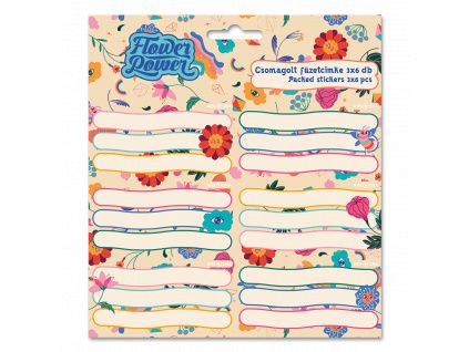 Ars Una Notebook Name Labels Flower Power