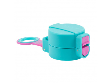 Bottle Lid Turquoise/Pink