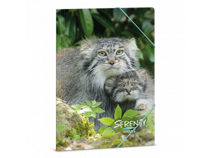 Ars Una Složka na sešity Serenity Nature Manul A4