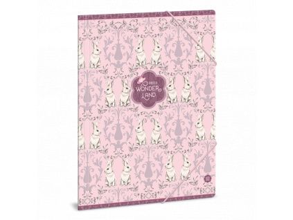 Ars Una Notebook Folder Wonderland bunnies A4