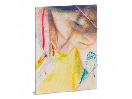 Ars Una Notebook Folder Roseberry A4