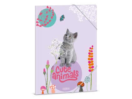 Ars Una Notebook Folder Cute Animals - kitten A4