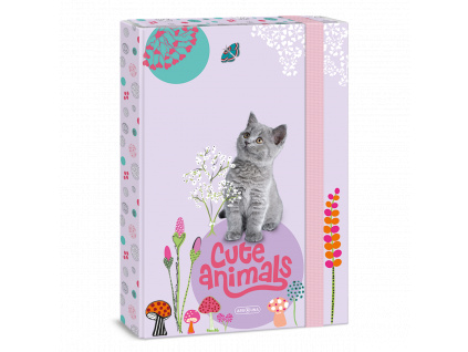 Ars Una Box na sešity Cute Animals - kotě A4