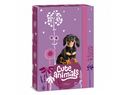 Ars Una Document Box Cute Animals - Puppy A4