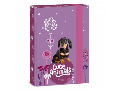 Ars Una Box na sešity Cute Animals - štěně A5
