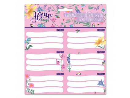 Ars Una Notebook Label Fleur