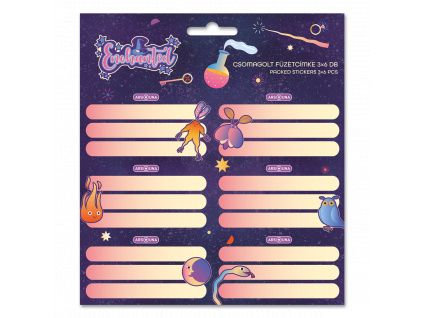 Ars Una Notebook Name Labels Enchanted