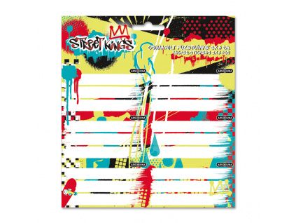 Ars Una Notebook Name Labels Street Kings