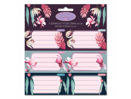 Ars Una Notebook Label Botanicals