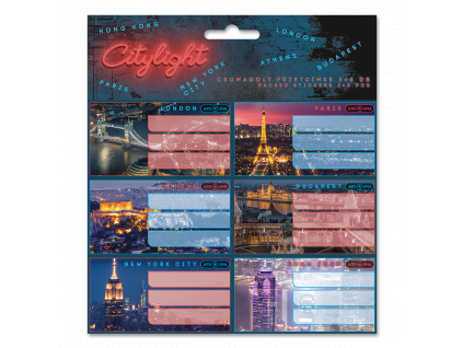 Ars Una Notebook Label City Light