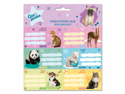 Ars Una Notebook Label Cute Animals