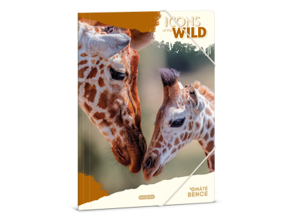 Složka na sešity A4 Icons of the Wild - Giraffes