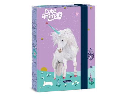 Ars Una Heftbox A5 Cute Animals - Einhorn