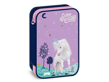 Ars Una Schulmäppchen Cute Animals Einhorn