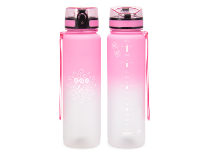 Láhev matná 1000 ml motivační candy floss