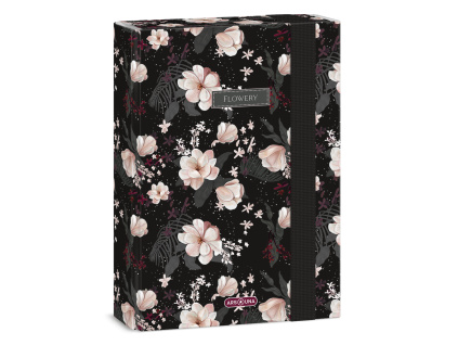 Box na sešity A5 Flowery Black